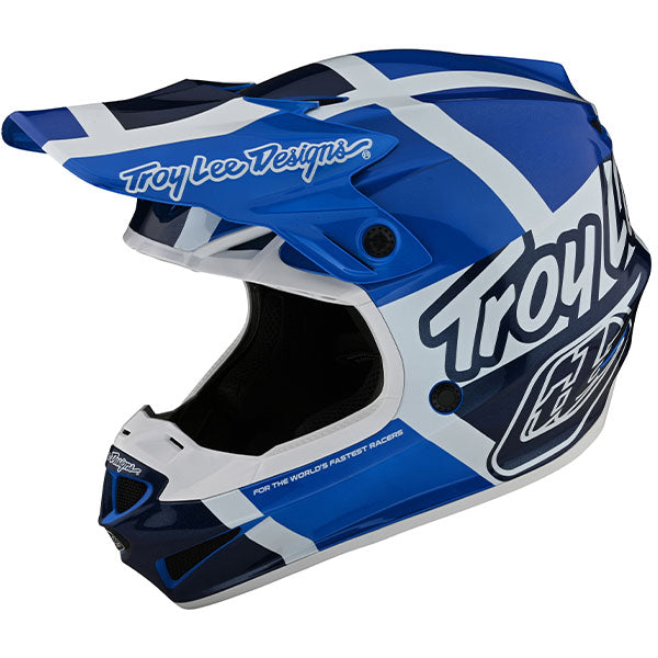 Image of Troy Lee Designs SKU 1099700 SE4 Polyacrylite Quattro Helmet Size: XS (SKU 1099700)