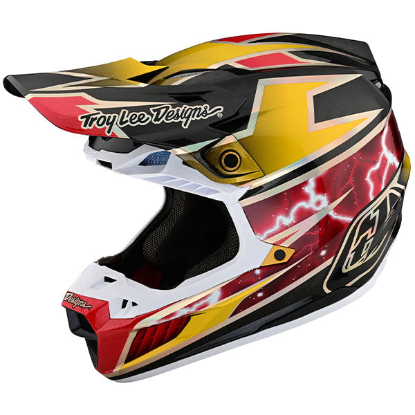 Image of Troy Lee Designs SKU 1713250 SE5 Carbon Lightning Helmet Size: XS (SKU 1713250)