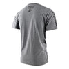 Studio photo on a white background of Troy Lee Designs GasGas Team Tee; showing tee fit, printed graphics, and crew neckline; SKU 7015990; Sizes: S-2XL