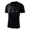 Professional studio photo of Troy Lee Designs GasGas Team Tee; showing tee fit, printed graphics, and crew neckline; SKU 7015990; Sizes: S-2XL