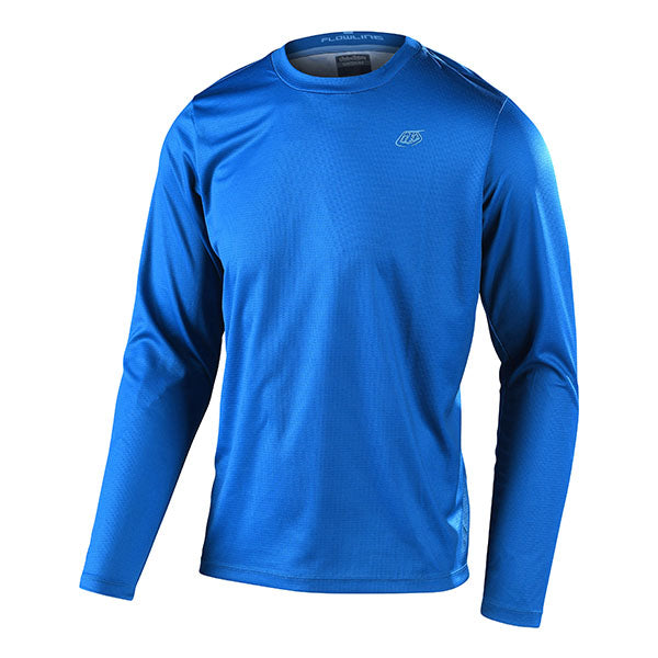 Product image of Troy Lee Designs - Flowline LS Solid Jersey (MTB) SKU:346528002 | Sizes: SM–XL | Designed for Mountain Bike, BMX and E-Bike riders | Available at BTO Sports