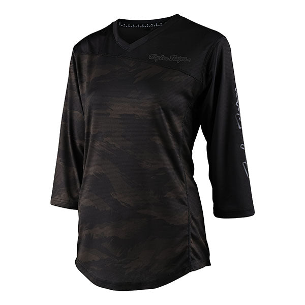 Product image of Troy Lee Designs - Mischief Brushed Camo Jersey (MTB) (Womens) SKU:359417001 | Sizes: SM–XL | Designed for Mountain Bike, BMX and E-Bike riders | Available at BTO Sports