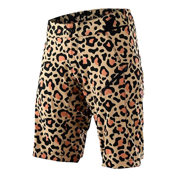 Product image of Troy Lee Designs - Lilium Leopard Short (MTB) (Womens) SKU:258790001 | Sizes: SM–XL | Designed for Mountain Bike, BMX and E-Bike riders | Available at BTO Sports