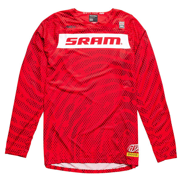 Product image of Troy Lee Designs - Skyline Air LS Sram Roots Jersey (MTB) SKU:345498013 | Sizes: SM, MD, LG, XL, 2XL | Designed for Mountain Bike, BMX and E-Bike riders | Available at BTO Sports