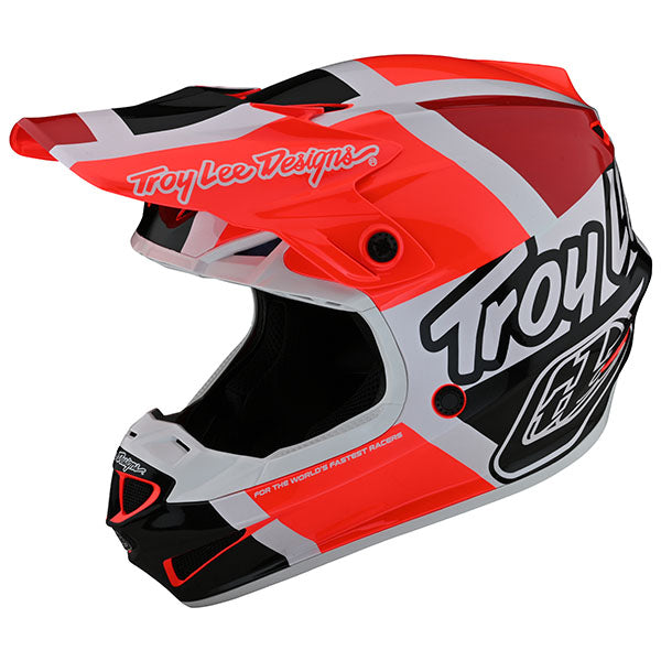 Image of Troy Lee Designs SKU 1099770 SE4 Polyacrylite Quattro Matte Helmet Size: XS (SKU 1099770)