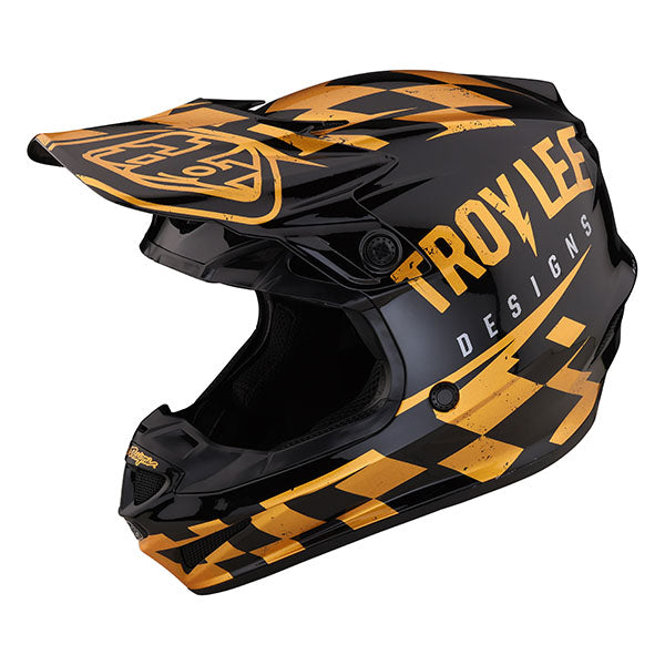 Image of Troy Lee Designs SKU 1090420 SE4 Polyacrylite Race Shop MIPS Helmet Size: XS (SKU 1090420)