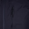 Troy Lee Designs Resist Pro Mono mountain bike jacket in Carbon, close-up highlighting a zipper, pocket construction, seams, and surrounding fabric