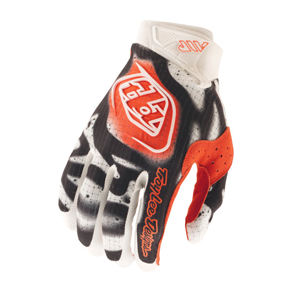 Crisp studio image on a white background of Troy Lee Designs - Air Membrane Gloves (Youth); showing stitching detail and grip areas; SKU 4477700