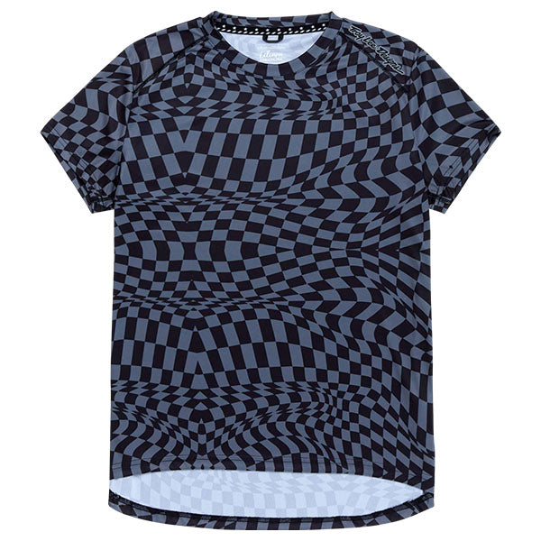 Product image of Troy Lee Designs - Lilium Twisted Checkers Jersey (MTB) (Womens) SKU:357516015 | Sizes: SM–XL | Designed for Mountain Bike, BMX and E-Bike riders | Available at BTO Sports