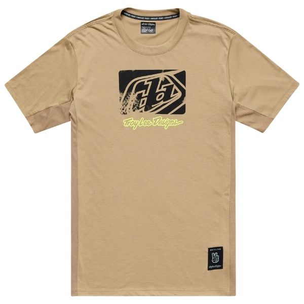 Product image of Troy Lee Designs - Skyline Scrubbed Ride Tee (MTB) SKU:382870002 | Sizes: SM–XL | Designed for Mountain Bike, BMX and E-Bike riders | Available at BTO Sports