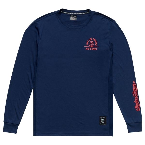 Product image of Troy Lee Designs - Skyline Locals Long Sleeve Ride Tee (MTB) SKU:383871002 | Sizes: SM–XL | Designed for Mountain Bike, BMX and E-Bike riders | Available at BTO Sports