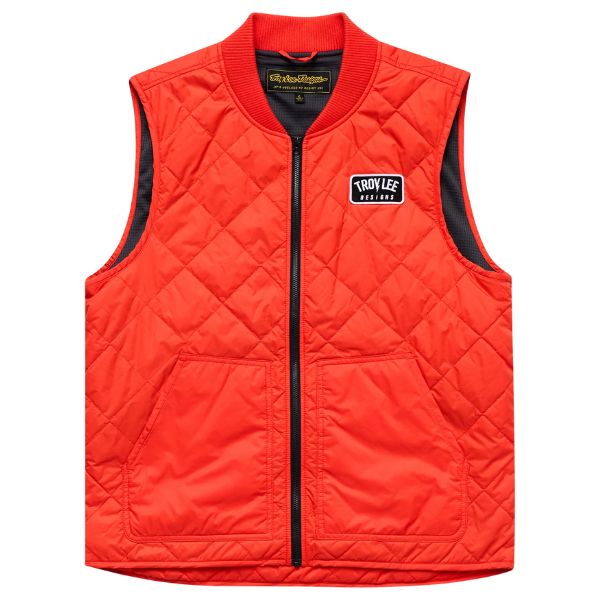 Troy Lee Designs Ruckus Ride Mono Vest Mountain Bike front angle view in Fuego sizes SM, MD, LG, XL, 2X SKU 87193102. Riding Vest | Available at BTO Sports