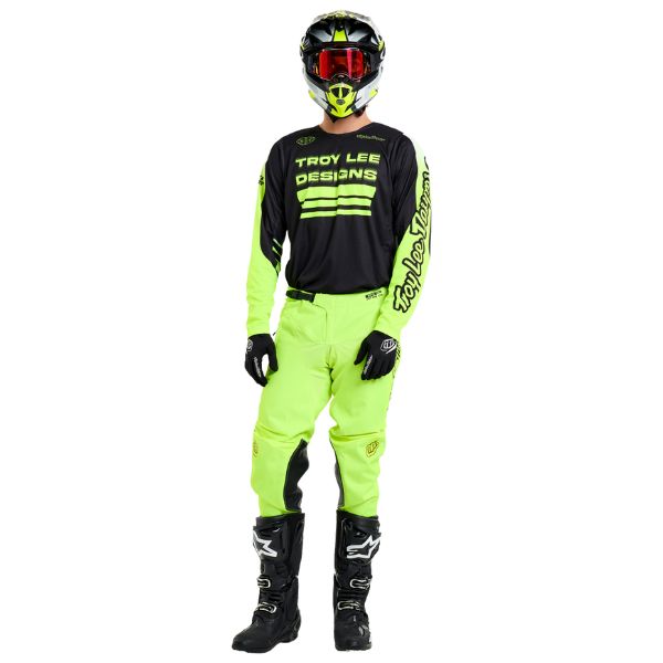 Professional studio photo of Troy Lee Designs - GP Pro Segment Jersey, Pant Combo; showing fabric texture, panel layout, and graphics; SKU 1756314213