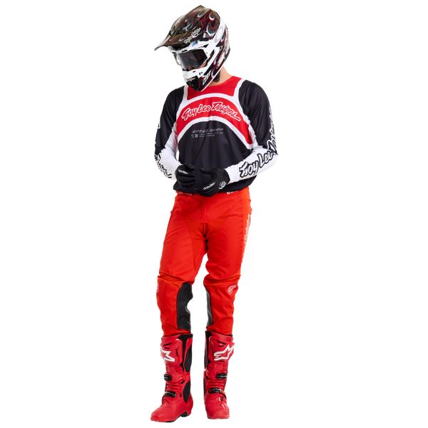 High-resolution studio image of Troy Lee Designs - GP Pro Swerve Jersey, Pant Combo; showing fabric texture, panel layout, and graphics; SKU 1756314214
