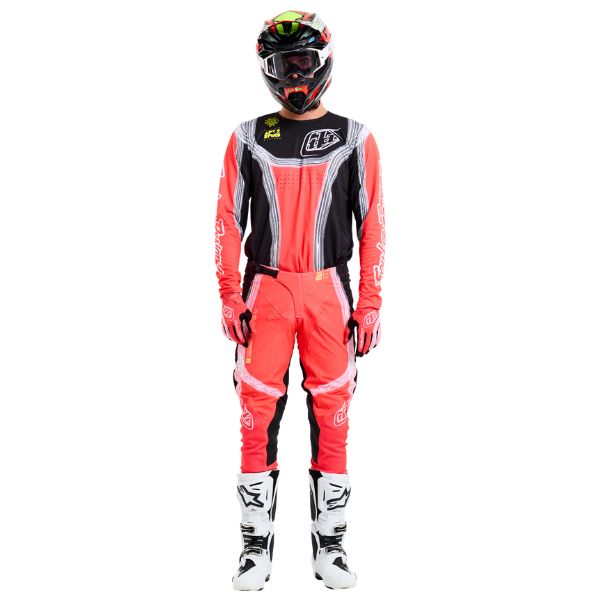 Clean studio shot of Troy Lee Designs - SE Pro Stripes Jersey, Pant Combo (Youth); showing fabric texture, panel layout, and graphics; SKU 1756314218
