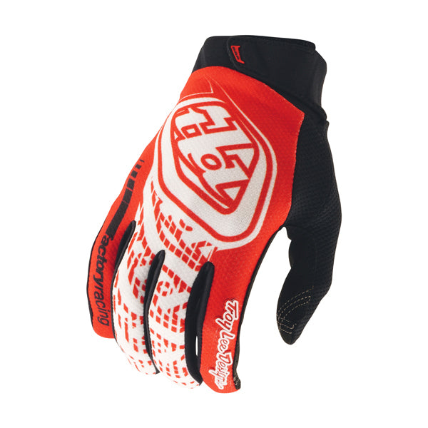 Crisp studio image on a white background of Troy Lee Designs - GP Pro Frames Gloves; showing stitching detail and grip areas; SKU 4772620; Sizes: S-2XL
