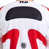 Detail view of the back and shoulders on the Troy Lee Designs GP Pro Jersey in white and red. | SKU:  | Available at BTO Sports