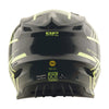 Rear view of a troy lee designs gp pro segment motocross helmet in glo yellow, highlighting the exhaust vents on the back. | Troy Lee Designs - GP Pro Segment MIPS Helmet | SKU 1017730 | Colors: Glo Yellow/Black, Taupe | Sizes: XS to 2X | Available at BTO Sports