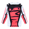 Troy Lee Designs SE Ultra jersey in white with infrared membrane print, side view. | SKU:  | Available at BTO Sports