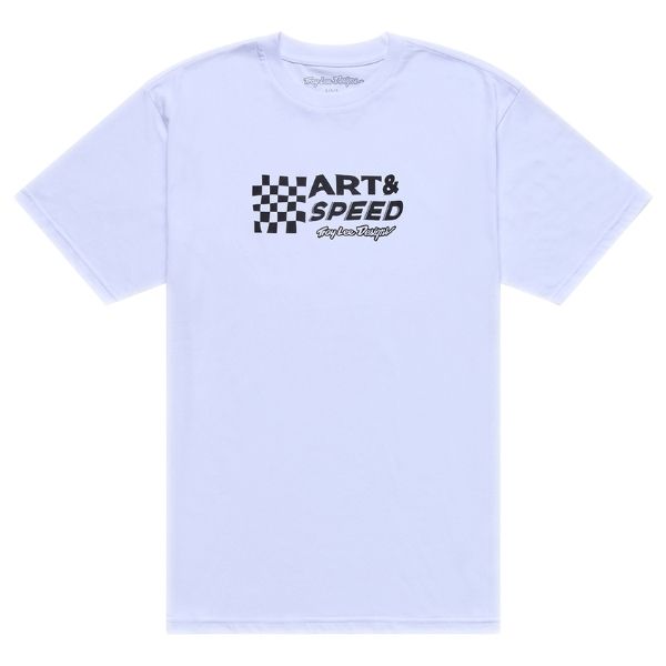 Troy Lee Designs - Finish Line Tee riding gear in White product view sku 701235002