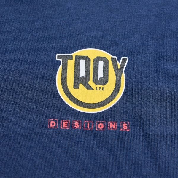 Troy Lee Designs - Happy Dayz Tee riding gear in Navy alternate product view 3 sku 701693002