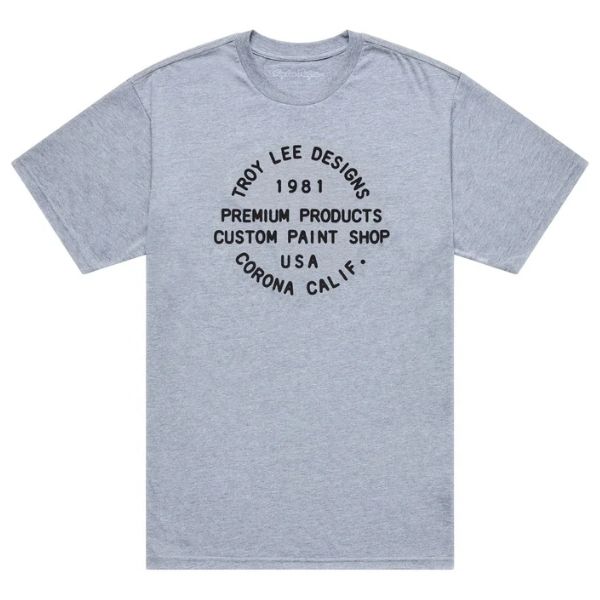 Troy Lee Designs - Imprint Tee riding gear in Gray Heather product view sku 701698012
