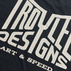 Troy Lee Designs - Handlebar Tee riding gear in Black alternate product view 4 sku 701701002