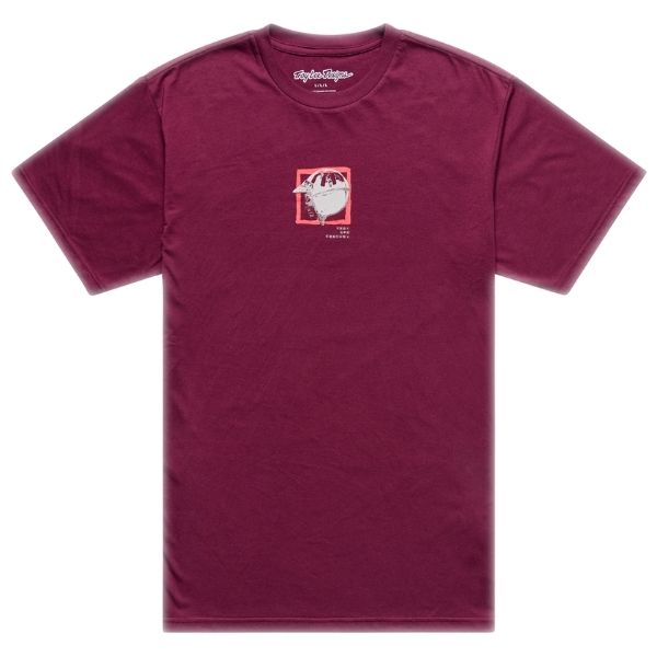 Troy Lee Designs - Portrait Tee riding gear in Sangria product view sku 701740042