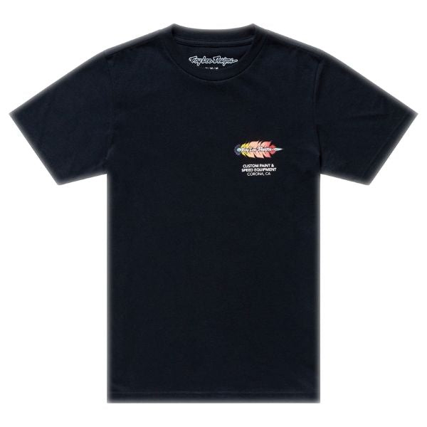 Troy Lee Designs - Feathers Tee (Youth) riding gear in Black/Black product view sku 724571022