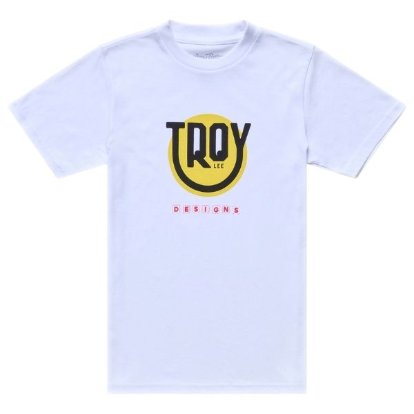 Troy Lee Designs - Happy Dayz Tee (Youth) riding gear in White product view sku 724693002