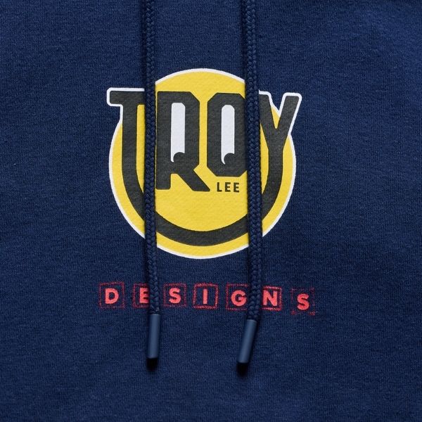 Troy Lee Designs - Happy Dayz Pullover Hoodie riding gear in Navy alternate product view 3 sku 731693002
