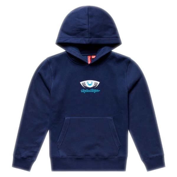 Troy Lee Designs - Cyborg Pullover Hoodie (Youth) riding gear in Navy product view sku 758742002