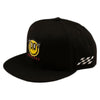 Troy Lee Designs - Happy Dayz Flat Bill Snapback Hat riding gear in Black product view sku 788693000