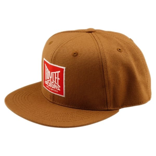 Troy Lee Designs - Handlebar Flat Bill Snapback Hat riding gear in Sienna product view sku 788701000