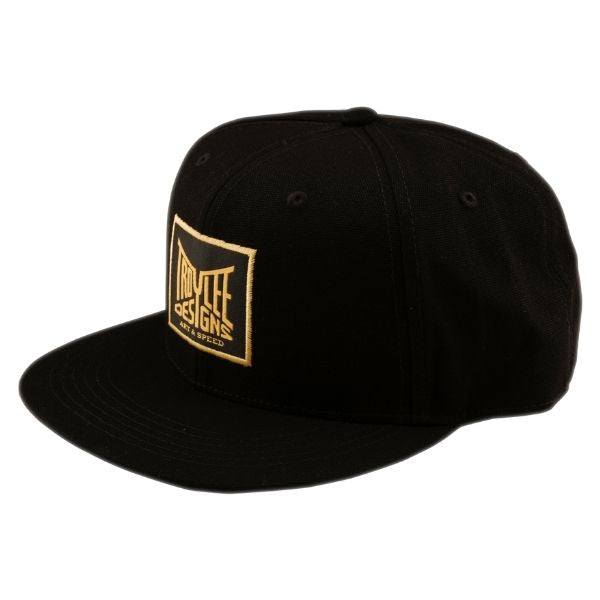 Troy Lee Designs - Handlebar Flat Bill Snapback Hat riding gear in Black alternate product view 3 sku 788701000
