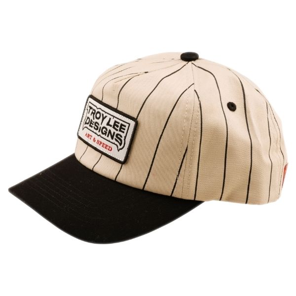Troy Lee Designs - Medieval Unstructured Curved Snapback Hat riding gear in Pumice/Black product view sku 795741000