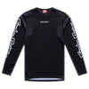 Troy Lee Designs - Sprint Pro Mono Long Sleeve Jersey (MTB) mountain bike jersey in Black product view sku 313027002