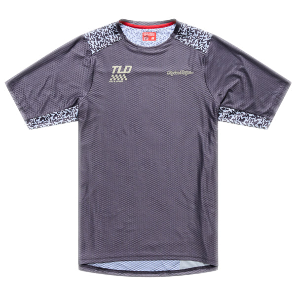 Troy Lee Designs - Skyline Pro Air Ridgeline Jersey (MTB) mountain bike jersey in Carbon product view sku 314042002