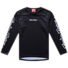 Troy Lee Designs - Sprint Pro Mono Long Sleeve Jersey (MTB) (Youth) mountain bike jersey in Black product view sku 315931001