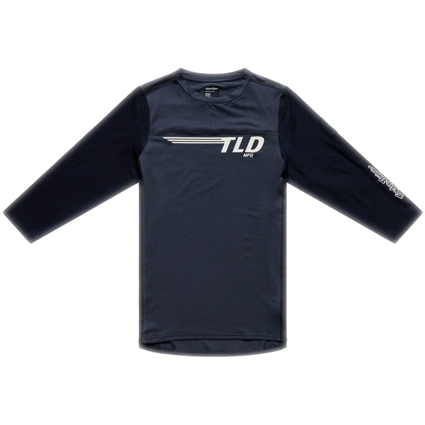 Troy Lee Designs - Ruckus 3/4 Wings Ride Tee (MTB) mountain bike gear in Carbon product view sku 318944002