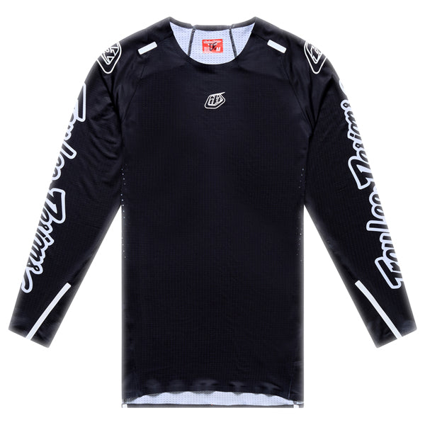 Troy Lee Designs - Sprint Ultra Mono Long Sleeve Jersey (MTB) mountain bike jersey in Black product view sku 356027002