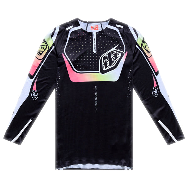 Troy Lee Designs - Sprint Ultra Proton Long Sleeve Jersey (MTB) mountain bike jersey in Black product view sku 356033002
