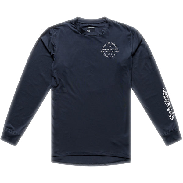 Troy Lee Designs - Ruckus Pressed Long Sleeve Ride Tee (MTB) mountain bike gear in Carbon product view sku 371032002