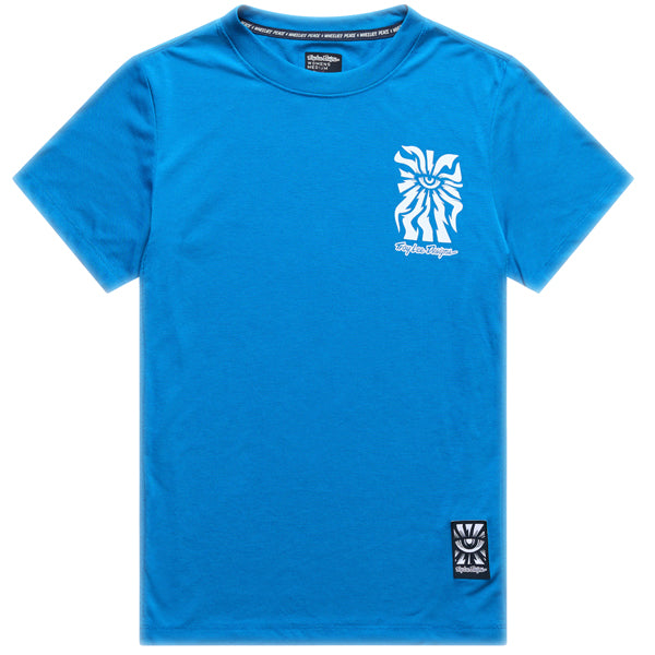 Troy Lee Designs - Lilium One Eye Ride Tee (MTB) (Womens) mountain bike gear in Aero Blue product view sku 375028001