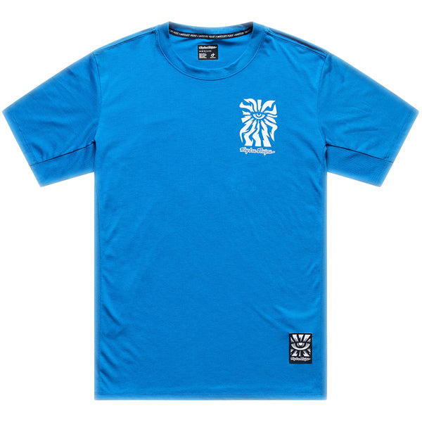 Troy Lee Designs - Skyline One Eye Ride Tee (MTB) (Youth) mountain bike gear in Aero Blue product view sku 384028001