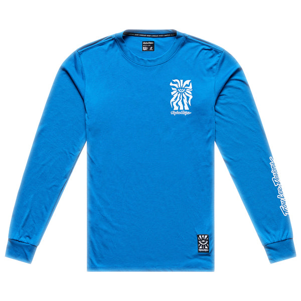 Troy Lee Designs - Skyline One Eye Long Sleeve Ride Tee (MTB) (Youth) mountain bike gear in Aero Blue product view sku 385028001