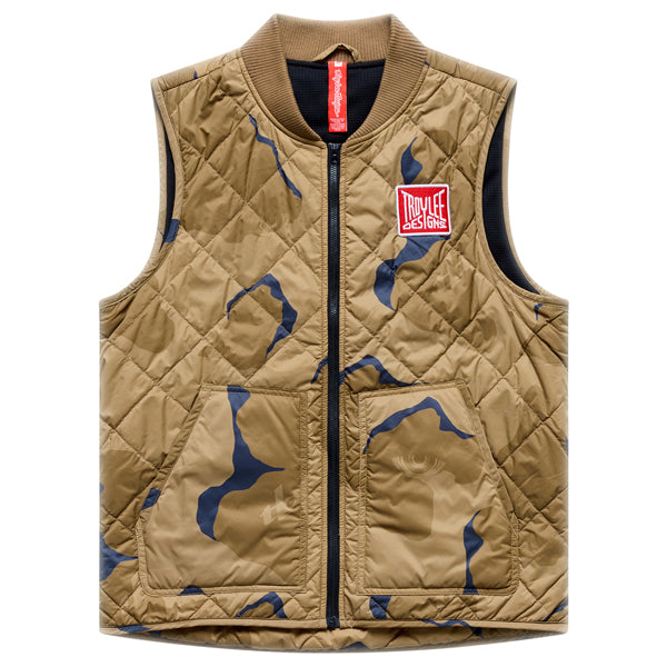 Troy Lee Designs - Ruckus Flow Camo Ride Vest (MTB) mountain bike gear in Sienna product view sku 871027012