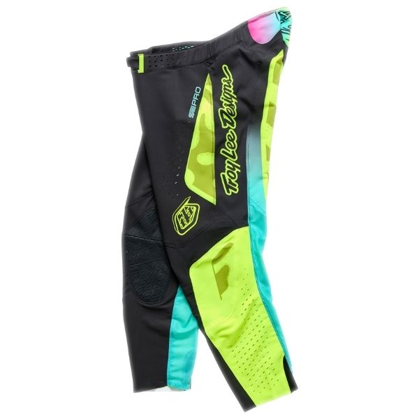 Troy Lee Designs - SE Pro Myth Pants motocross pants in Black/Flo Yellow product view sku 201053001