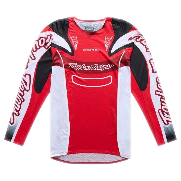 Troy Lee Designs - SE Pro Salvo Jersey motocross jersey in Red/White product view sku 301055002