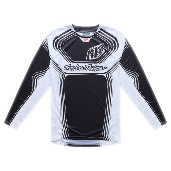 Troy Lee Designs - GP Pro Streamline Jersey motocross jersey in Black/White product view sku 377404002